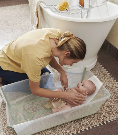 Stokke® Flexi Bath® Bundle Tub with Newborn Support XL (SanBeige, Gift Box)【Pre Order Now! Delivery after late Oct】